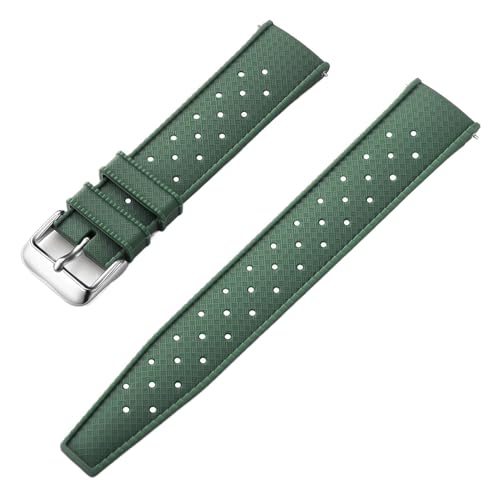 �g���s�J�� �V���R�����v�o���h 18mm 20mm 22mm ���o�[ �g���s�b�N �}���`�J���[(Army Green Silver,20mm)