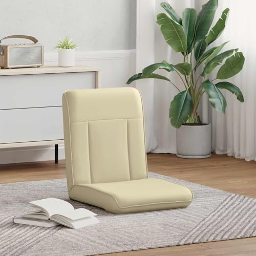 Repose-pieds pliable ergonomique dossier réglable crème - 2