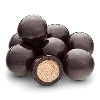 Smarty Stop Gourmet Chocolate Covered Malt Balls Candy Dark Chocolate, 2 Pound Pack Of 1
