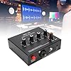 Elprico Microphone Preamp Mic Booster,3 Input Max 60db Gain 48V Power Supply,Mic Pre Amp for Dynamic Condenser XLR 3.5mm 6.35mm Inputs Outputs (With 3.5mm Sound Cable) #2