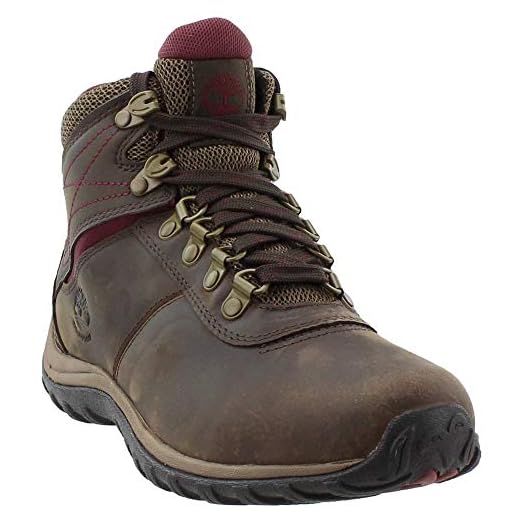 Timberland Women's Norwood Mid Waterproof Hiking Boot, dark brown, 7.5