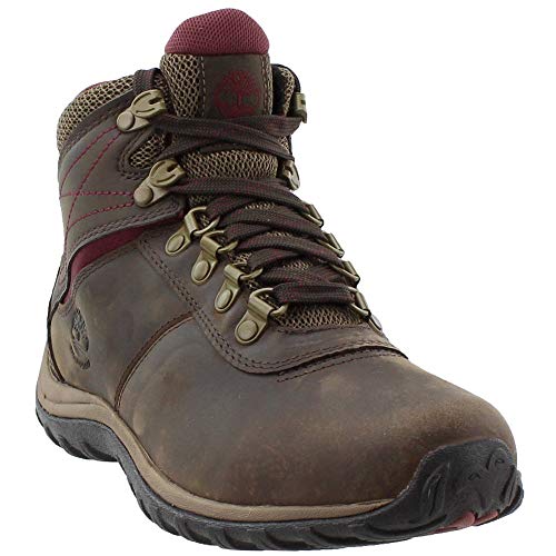Timberland Women's Norwood Mid Waterproof Hiking Boot, dark brown, 10