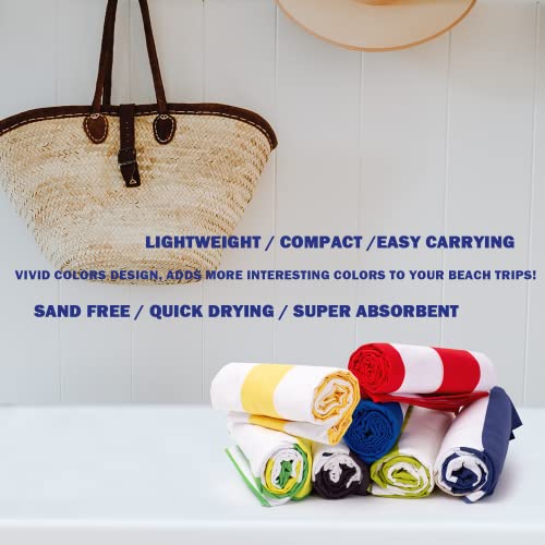 Your Choice Microfiber Beach Towel, Sand-Free Quick Dry Travel Towel, Oversized Compact Lightweight Recycled Towel for Pool Camping - Set of 9 Pack - Extra Large Beach Towel 67x35 Inch - Image 6