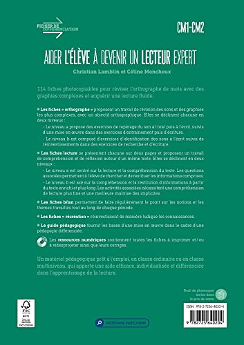 Aider l'élève à devenir un lecteur expert CM1 - CM2 (+ ressources numériques) – vue 2