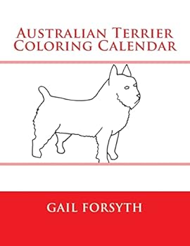 Paperback Australian Terrier Coloring Calendar Book
