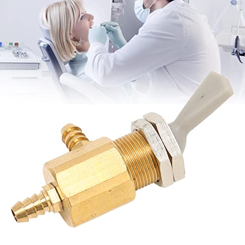 Dental Toggle Valve On/Off, Dental Pulldown Switch Valve Toggle For Dental Chair Unit Water Bottle, Air Toggle Valve Hand Lever Control Operated(5Mm) #TOP3