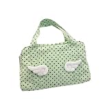 Le motif moucheté rehausse les ensembles de bagages tout en conservant la praticité grâce au tissu lavable en machine et à la portabilité légère.