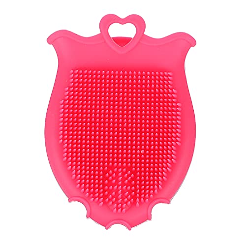 Cepillo de baño para bebé Beaupretty con esponja blanda roja 2