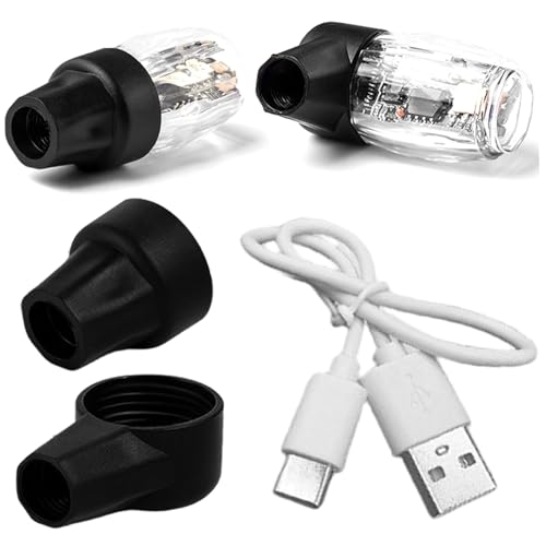 Lámpara de rueda LED impermeable Tipo C con acabado robusto para coche y moto