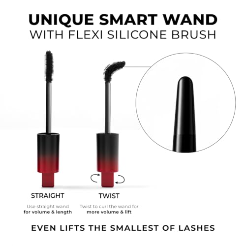 Image of LoveChild Masaba High-Hopes Tubing Mascara, Lengthens, Curls & Volumizes Lashes, Smudge-Proof & Water resistant, All Day Wear, Enriched with Pentapeptide & Pro-Vitamin B5, 6 g