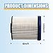 iFJF TP1015 Fuel Filter 5 Micron Replacement for 2021-2024 Cadillac 3.0L L5P Duramax 2017-2024 Chevy Silverado/GMC 6.6L Sierra 2500HD 3500HD 2021-2024 4500HD 5500HD 6500HD Replace 22937279