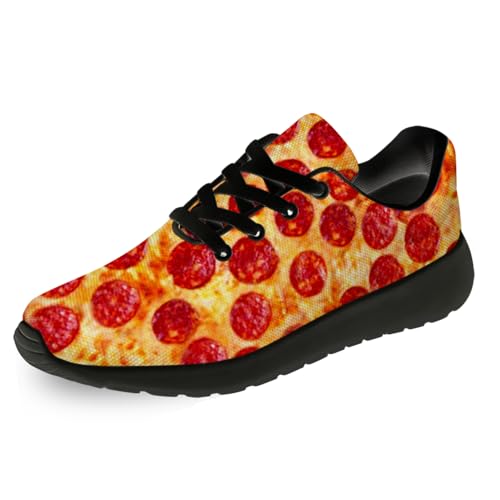 Pizza Shoes Women Men Running Shoes Tennis Walking Sneakers Gifts for Him Her