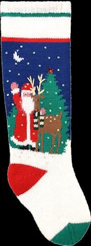 Googleheim Christmas Stocking Kit for Knitting Ice Drops