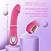 Rabbit Ears Pleasure Toy Electric Adult Toy for Women Realistic Silicone Wand Thrusting Stimulation with Strong Suction Cup for Hands-Free Play IZO35