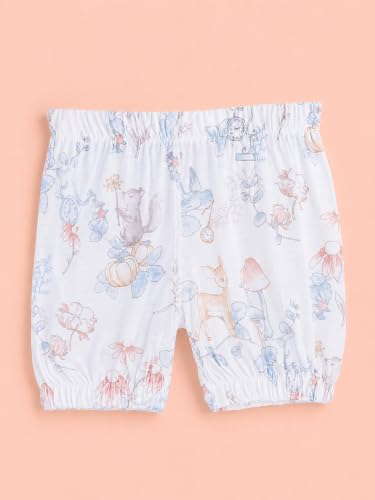 Image of Kidbea Kids Co-ord Set Printed Round Neck T-shirt /Top & Shorts Night Suit