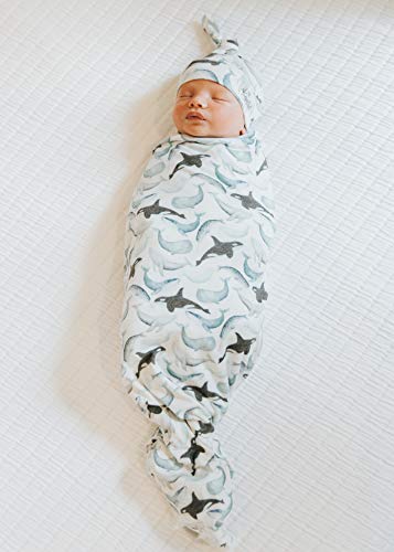 Image of Copper Pearl Swaddle Blankets for Newborns | Soft Stretchy Receiving Blankets for Boys and Girls | Large 46 x 46 Inch Baby Blankets | Lightweight and Breathable Swaddles | Kai