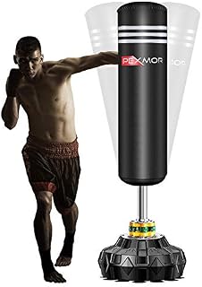 PEXMOR Freestanding Punching Bag Heavy Solid Boxing Bag with Suction Cup Armor Base