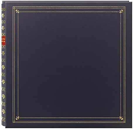 Pioneer Photo Albums 300-Pocket Post Bound Photo Album for 4 by 6-Inch Prints, Bay Blue Leatherette Cover