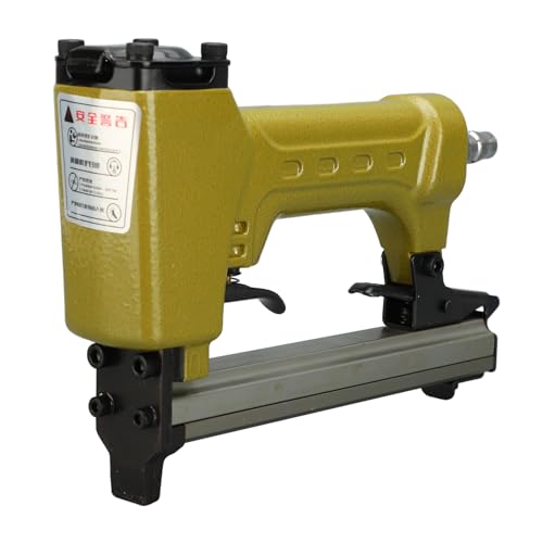 Hyuduo Pistola Sparachiodi Pneumatica Robusta Acciaio Legato Compatta Leggera con Forte Potenza per Carpenteria Lavorazione del Legno, Chiodatura Rapida Continua, Progetti di