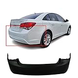 FitParts Compatible with Rear Bumper Cover Fascia 2011-2015 Chevrolet Cruze Eco LS LT LTZ Sedan 11-15. New Primed Without Sensor Holes. GM1100876 95016694