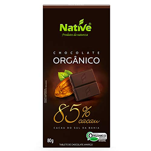 Chocolate 85% Cacau Orgânico Native 80g