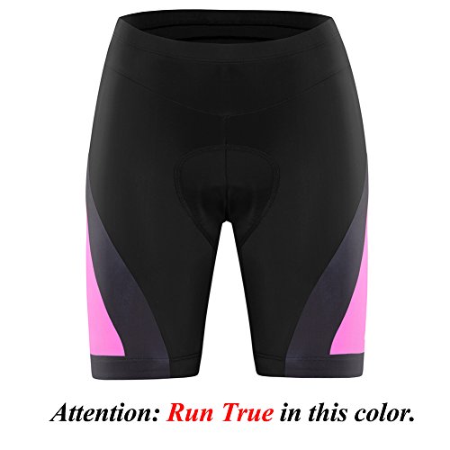 Nooyme Women's Bike Shorts 3D Padded Cycling Short With Ride In Color Design Cycling Shorts (M, Fuchsia Pink) #TOP2