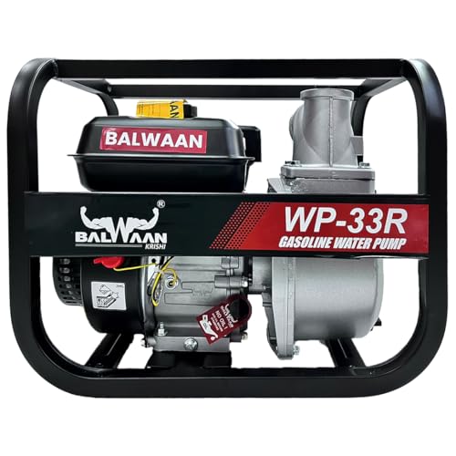 Balwaan Krishi Water Pump 3 Inch Outlet 4.1 kw Powerful Engine | WP-33R