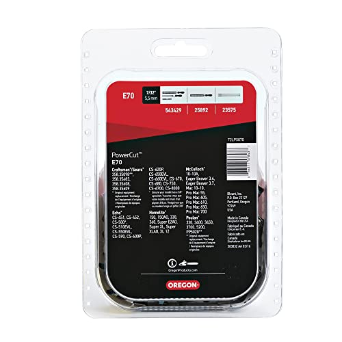 Oregon E70 20-Inch Powercut Chainsaw Chain - Fits Echo, Mcculloch And More #TOP3