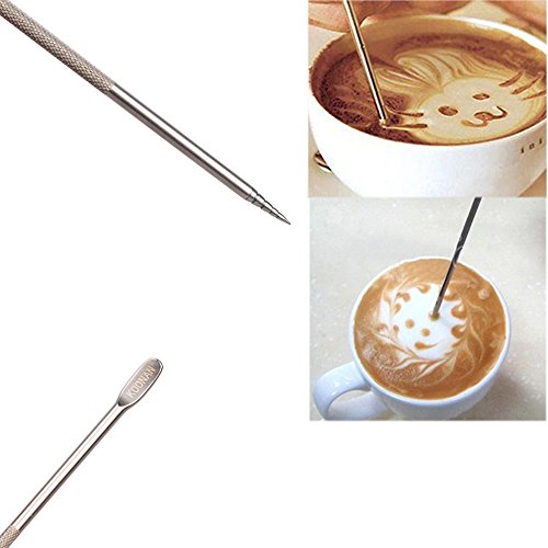 DLIDR Profesional Barista Café Latte Cappuccino Espresso Decoración Arte Pen Cafe Cocina Decoración Herramienta - Imagen 6