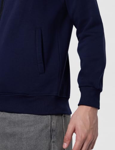 Image of Spykar Blended High Neck Full Sleeve Sweatshirt for Men