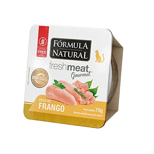 Ração Úmida Fórmula Natural Fresh Meat Gourmet Patê Gatos Frango - 70g