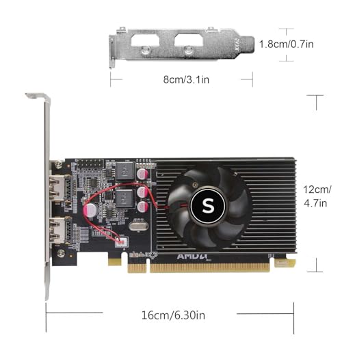 Radeon HD 6570 Graphics Card, Dual HDMI, 1G DDR3 64-bit, Video Cards PC by SAPLOS - Image 7