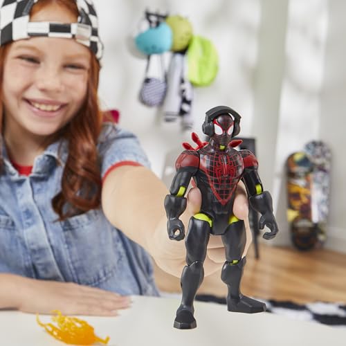 MixMashers Marvel Spider-Man, Figurine Miles Morales à mélanger et Combiner avec Accessoires