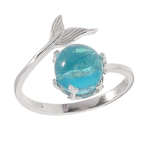 BESTYASH Adjustable Mermaid Ring for Women BESTYASH Adjustable Mermaid Ring for Women