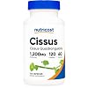 Nutricost Cissus Quadrangularis (1200mg) 120 Capsules - 60 Servings, Gluten Free, Non-GMO, and Vegetarian Friendly