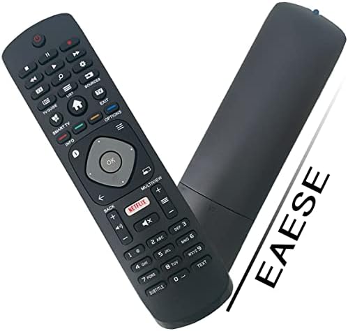 EAESE Replacement Philips 996596003606 Remote Control Replace for Philips 4K UHD Smart TV 43PUS6162 43PUS6201 43PUS6262 43PUT6101 49PUH6101 49PUS6101 49PUT6101 50PUS6162 50PUS6262