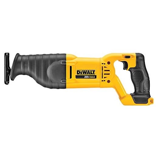 DEWALT DCS381R 20 Volt MAX Li-Ion Cordless Reciprocating Saw TOOL ONLY (Certified Refurbished)
