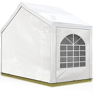 Hoogwaardige Partytent PE 450 N zeil tuintent feesttent waterdicht in Wit