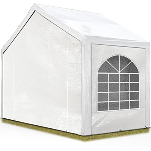 TOOLPORT Hochwertiges Partyzelt 3x2 m Pavillon Zelt PE Plane 450 N Gartenzelt Festzelt Wasserdicht...