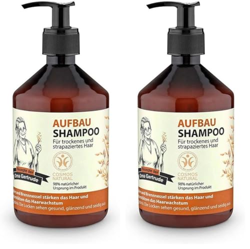 Champú Reparador Cabellos Secos y Dañados Oma Gertrude 500 ml (Paquete de 2)