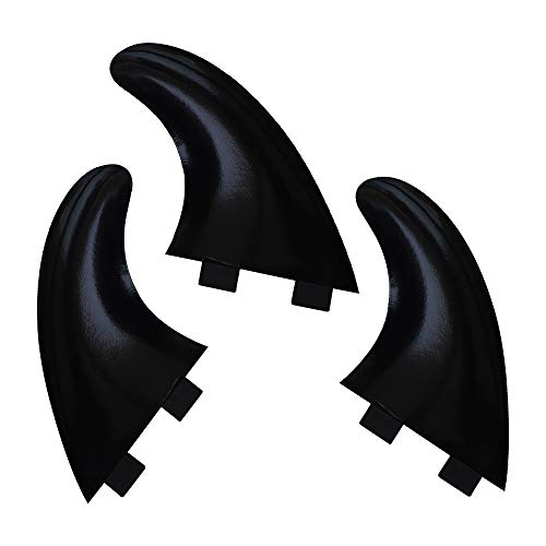 Rokia R G5 FCS Fins with Fin Key and Screws 3 PCS Replacement Plastic Surfboard Fins for Surfing - Thumbnail 5
