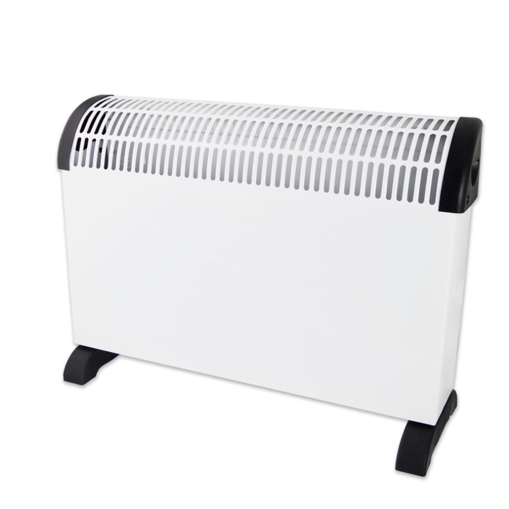 Stufetta elettrica da bagno Termoconvertitore 2000W – Basso consumo, 3 livelli di potenza, riscaldatore compatto portatile con protezione surriscaldamento e regolazione temperatura
