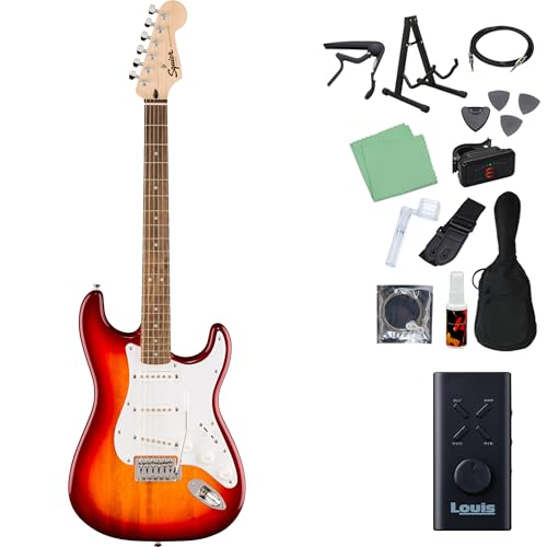 Squier by Fender SONIC STRATOCASTER �G���L�M�^�[���S��14�_�Z�b�g�y�w�b�h�z���A���v�t���z SSB �X�g���g�L���X�^�[ �X�N���C���[/�X�N���C�A