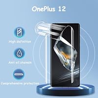 Yonntmmi Schutzfolie für OnePlus 12 4+1 Stück, flexibler TPU-Folie mit Kameraschutz Panzer Schutz Glas, Blasenfreie Weich/Anti-Kratzer/HD TPU für Panzerglas für OnePlus 12 [Non-Panzerfolie] – Ansicht 6