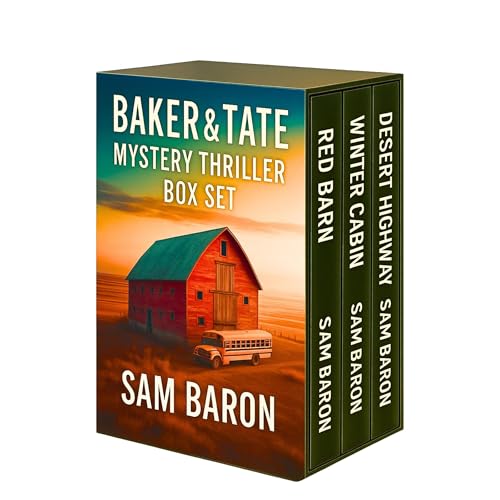 BAKER & TATE MYSTERY THRILLERS BOX SET Books 1-3 Audiolibro Por Sam Baron arte de portada