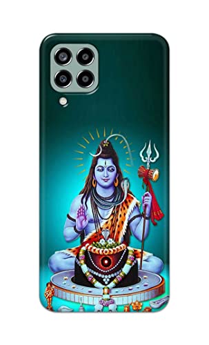Image of Printed Hard Back Cover Case for Samsung Galaxy M33 5G Back Cover (Lord Shiva) -1803