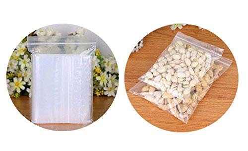 mysunny Resealable Clear Plastic Bag Thickening and Durable Kitchen Storage, Jewellery Package, Clothes Sealed 35X45cm Sealed Bag