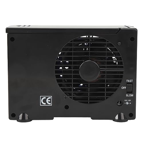 Image of Alvinlite Car Air Cooler, 2 Speed Adjustable Portable DC12V Mini Air Conditioner, Car Cooler with Plug in Cigarette Lighter Strong Non Slip Fan for Cars Trucks RVs