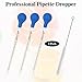 3Pcs Glass Pipettes Dropper, 10ml Graduated Liquid Dropper with Rubber Bulb and Cleaning Brush, Transfer Pipettes for Essential Oil