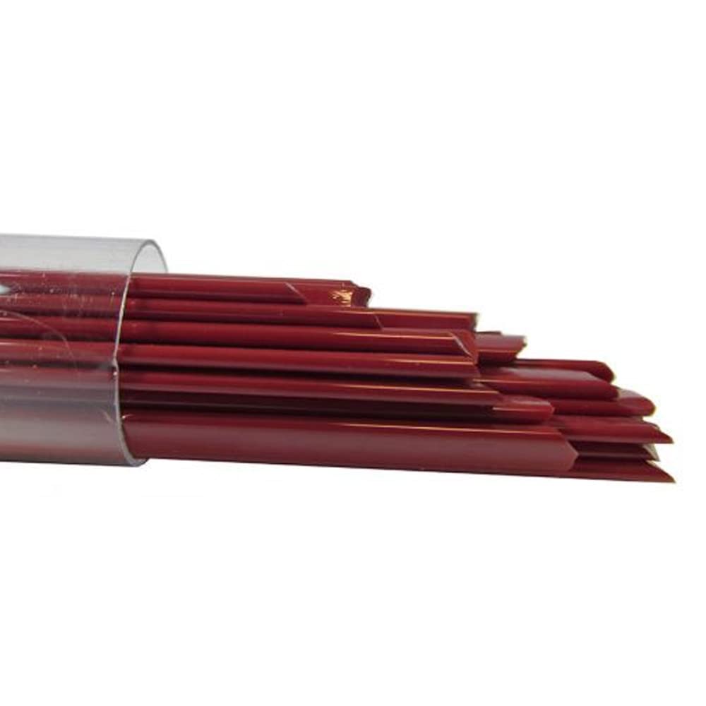 Cherry Red Semi-Opal - Oceanside Glass Noodles - 96 COE - 5oz Tube UN1019
